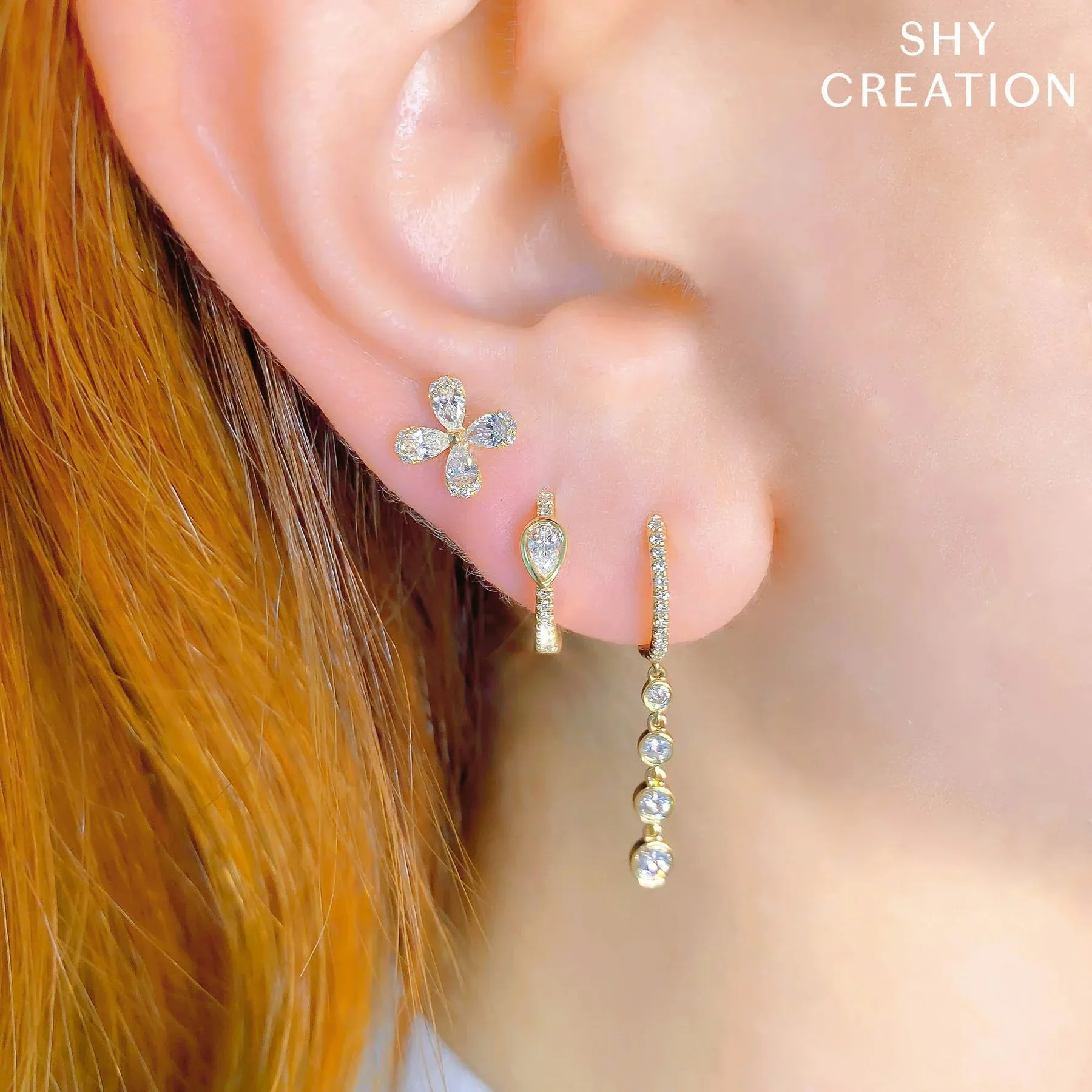 0.45ctw Diamond Earring