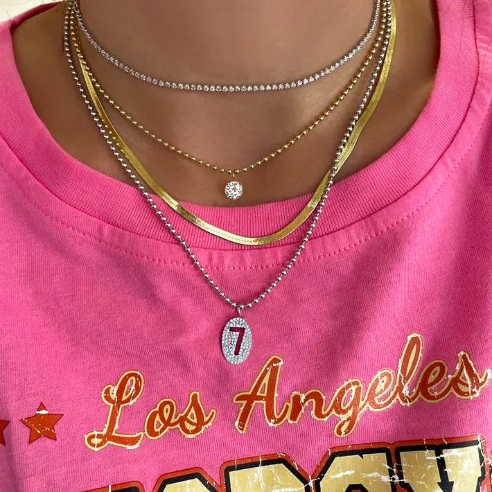1 Carat Diamond Choker - White Gold