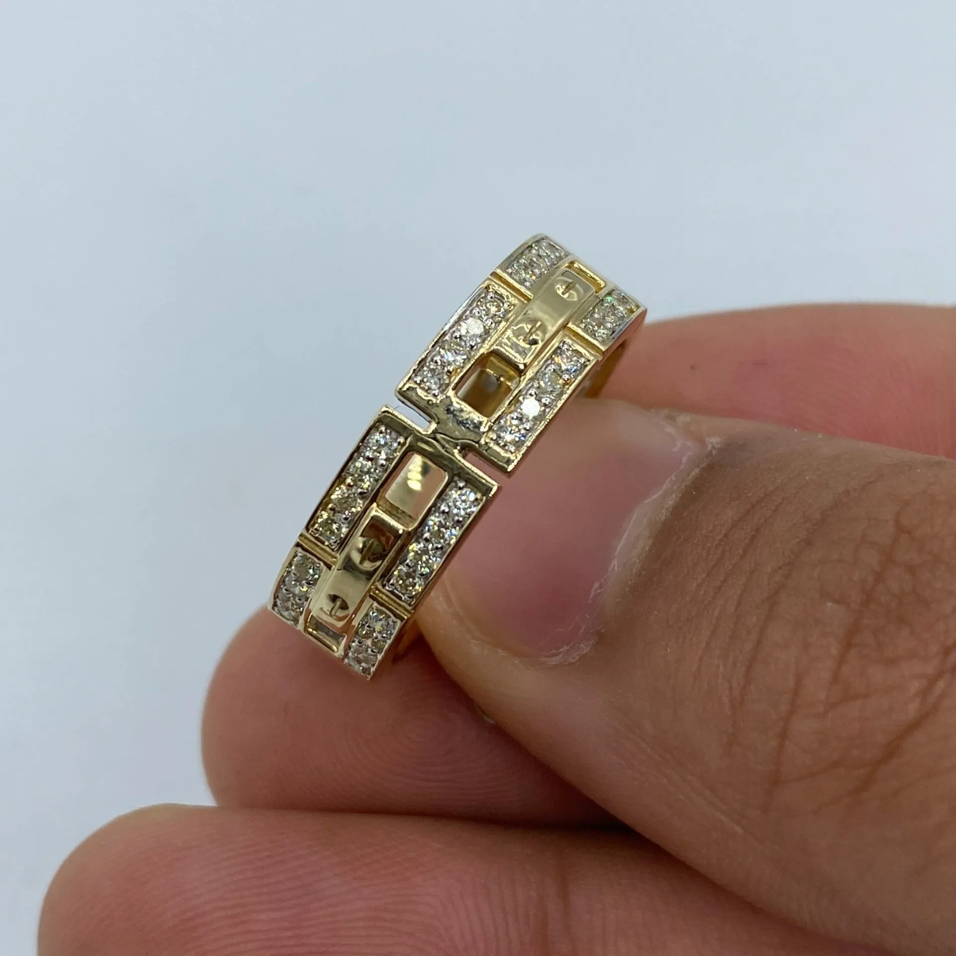 10K Anniversary Link Diamond Band