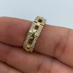 10K Anniversary Link Diamond Band