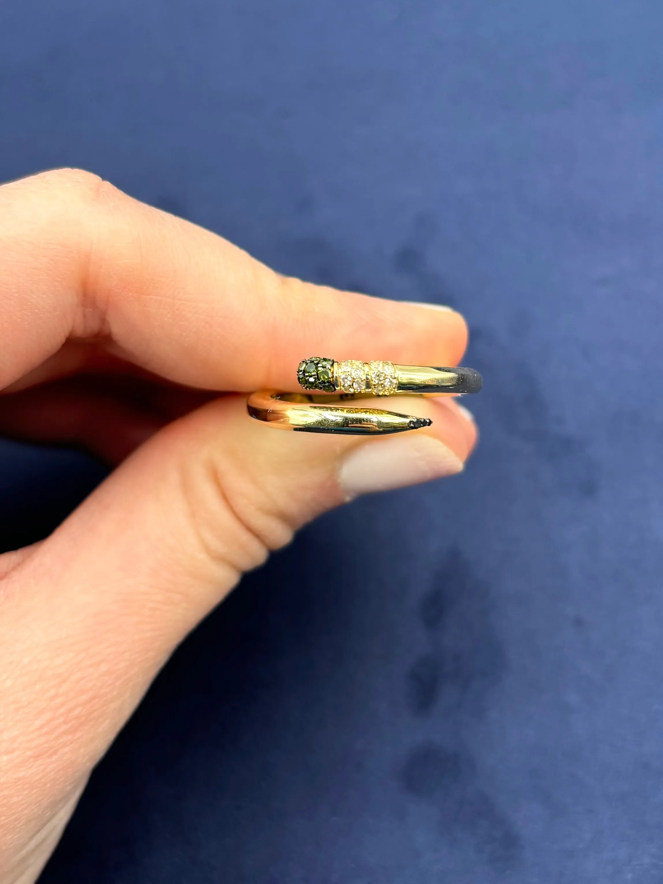 10K Custom Diamond Pencil Rings