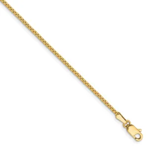 14k 1.3mm Box Chain
