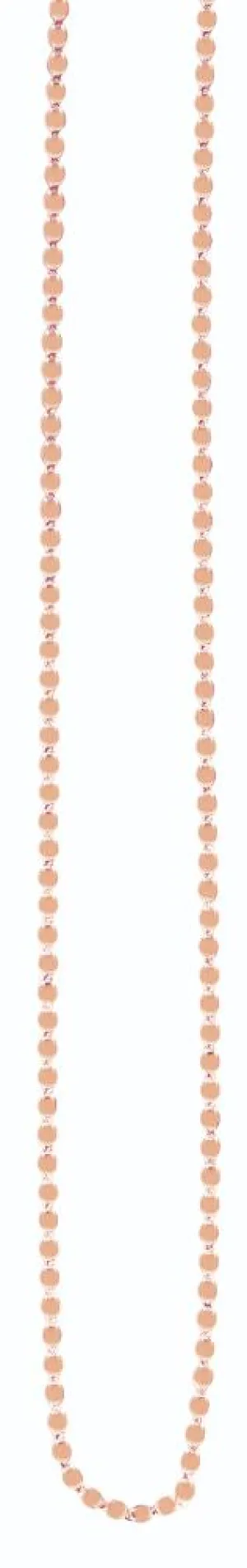 14K Gold 2.2mm Oval Mirror Link Chain