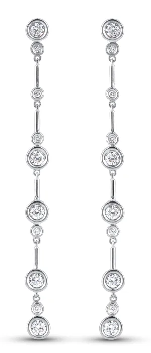 14K Gold & 1.0 TCW Lab-Grown Diamond Drop Earrings
