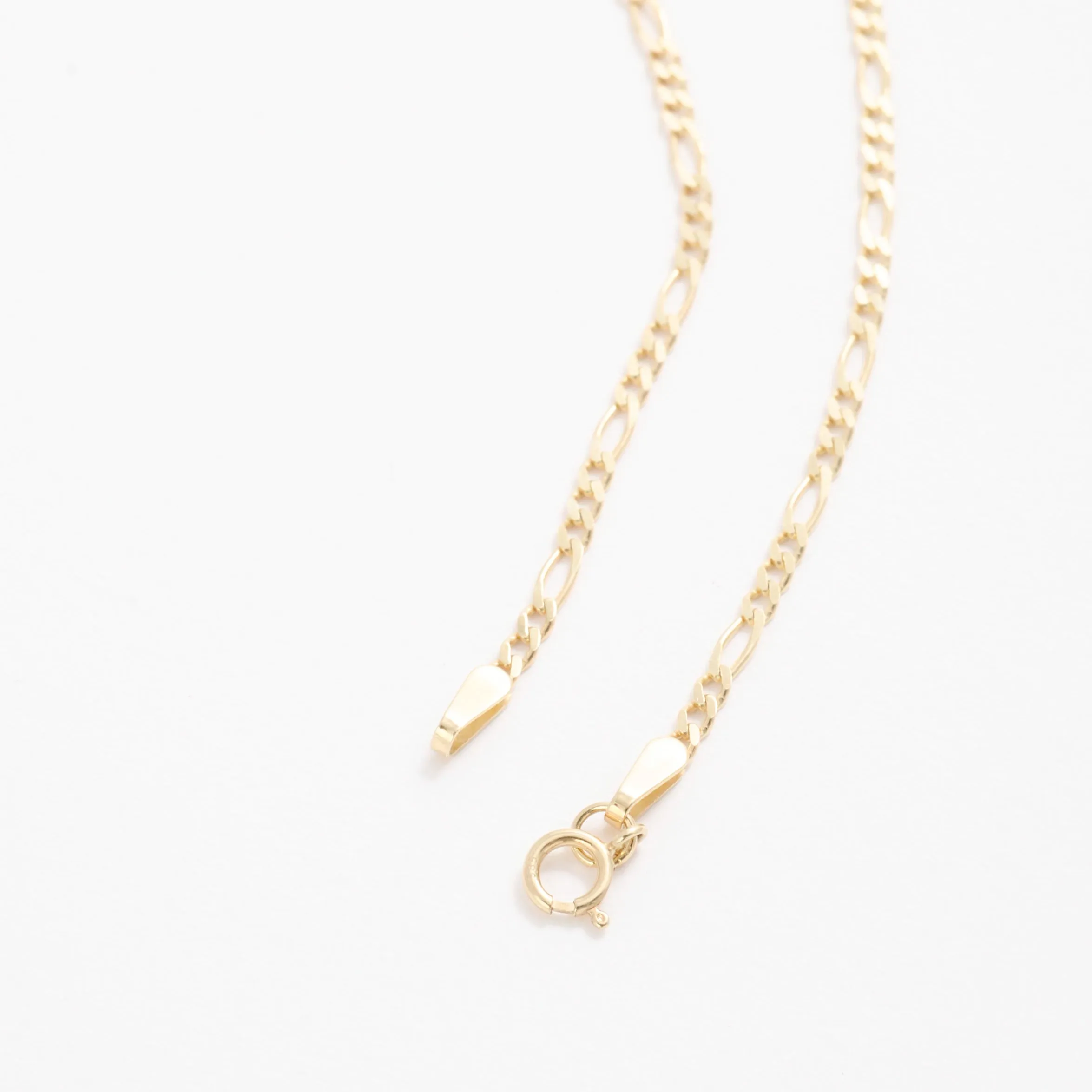 14K Gold Figaro Link Bracelet