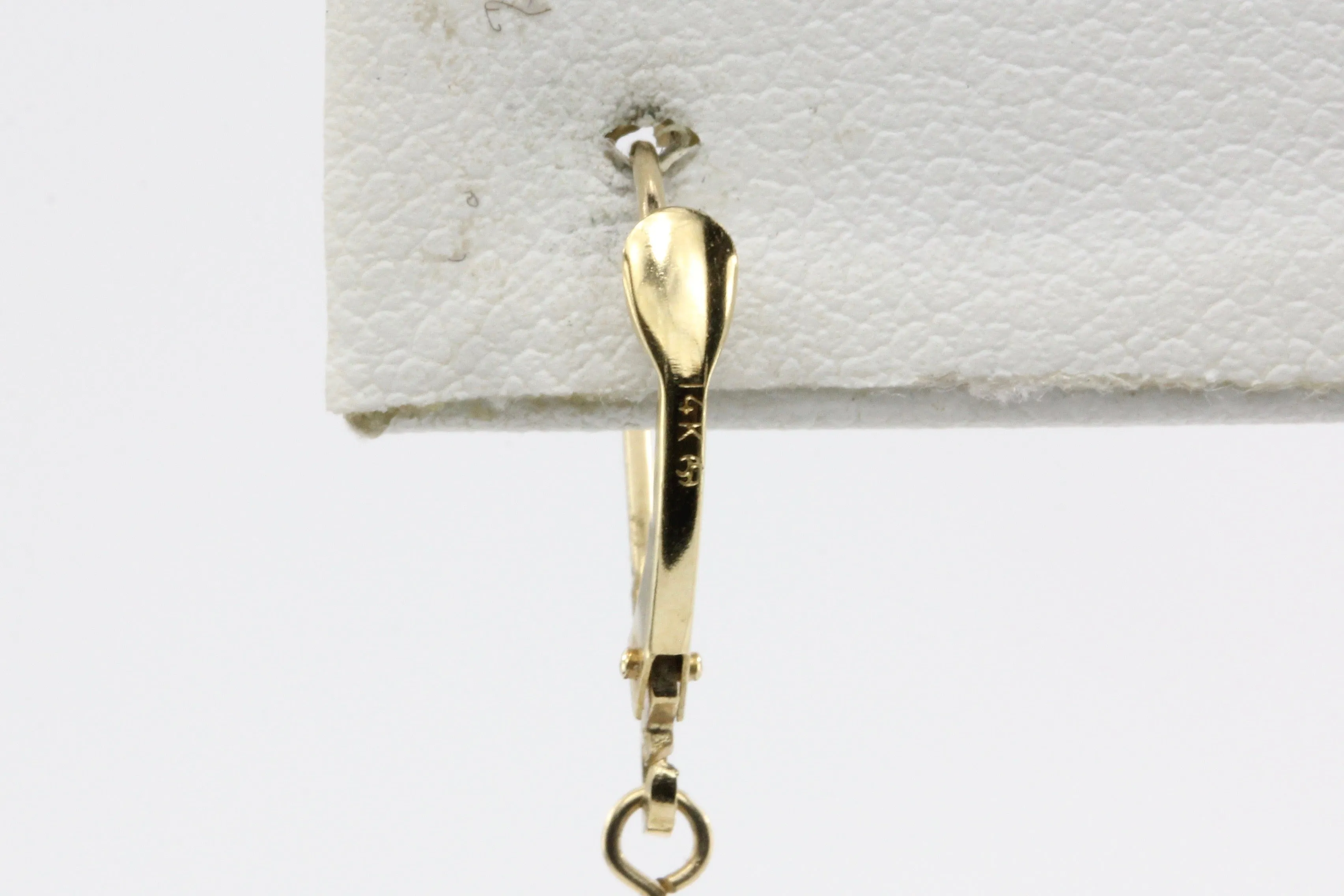14K Gold Pearl Chandelier Drop Earrings