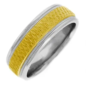 14K or 18K Two-Tone Gold Traditional Ring