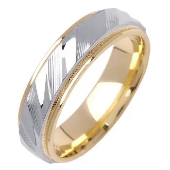 14K or 18K Two-Tone Gold Traditional Ring