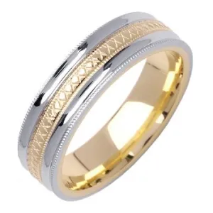 14K or 18K Two-Tone Gold Traditional Ring
