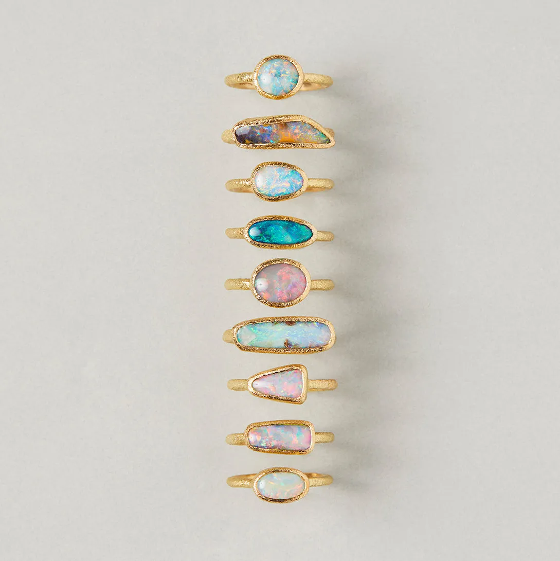 1.54 Carat One-of-a-Kind Boulder Opal Ring | OP10-OOAK