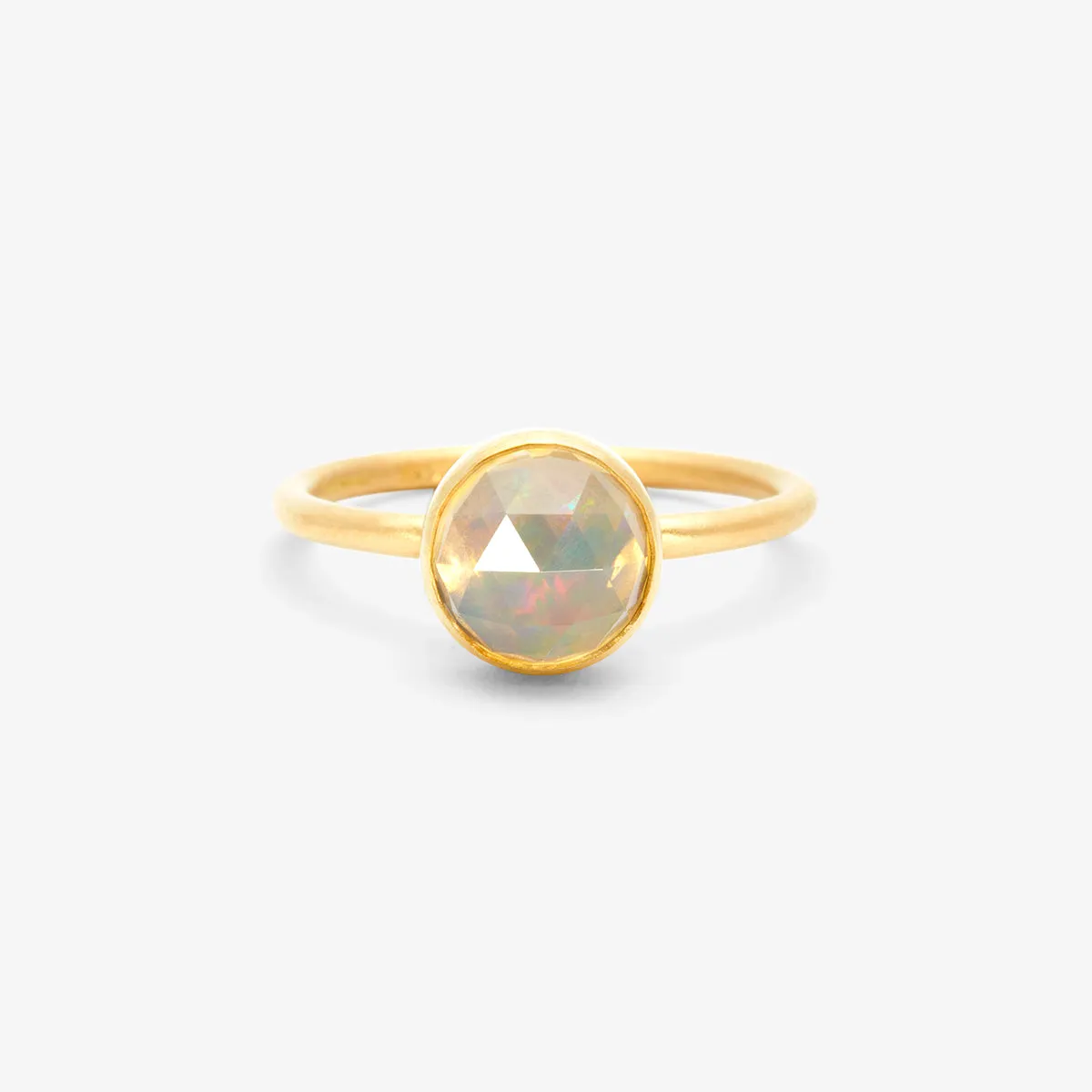 1.8 Carat One-of-a-Kind Rose Cut Fire Opal Ring #2 | OR2-OOAK