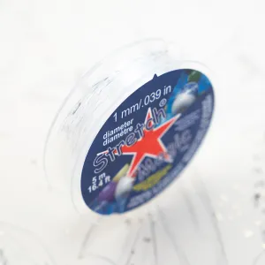 1mm Clear Stretch Magic Elastic Cord - 5 Meter Spool