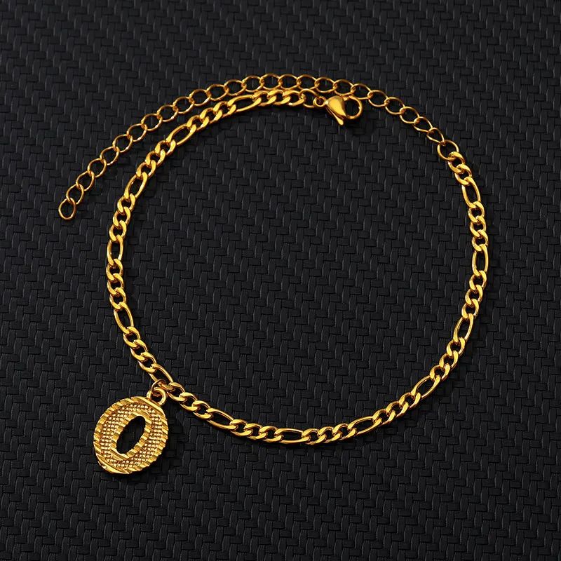 26 English alphabet anklets