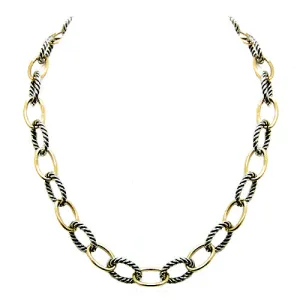 2TONE NECKLACES  #R6N14_2TONE (FC27/ELEVATOR)