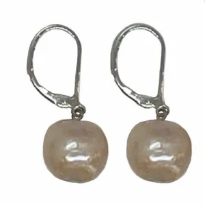 304-02-S | PINK BAM BAM DANGLE EARRINGS ON SILVER