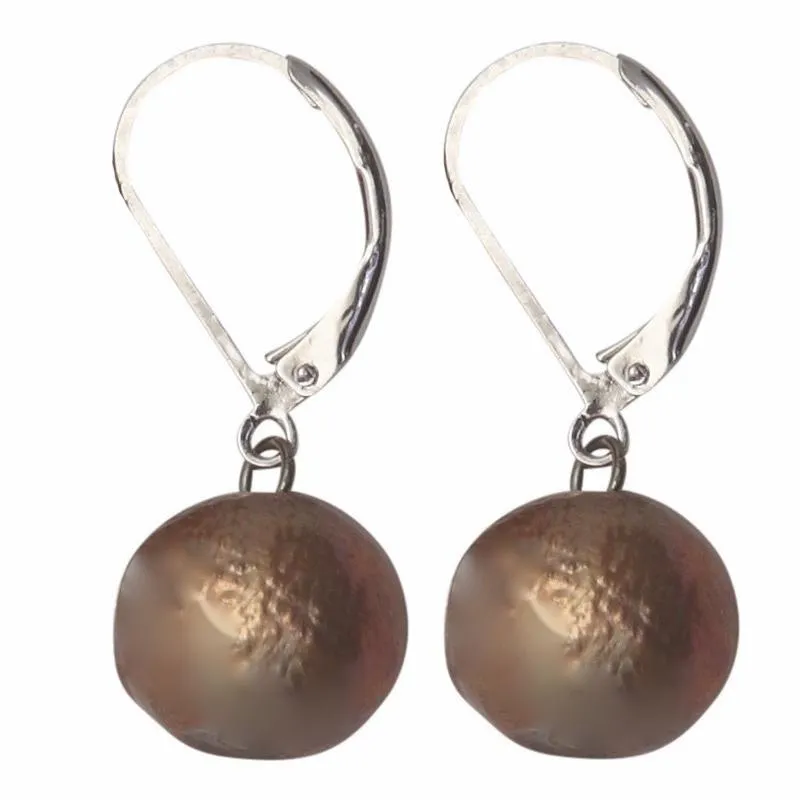 304-03-S | CHAMPANGE BAM BAM DANGLE EARRINGS ON SILVER