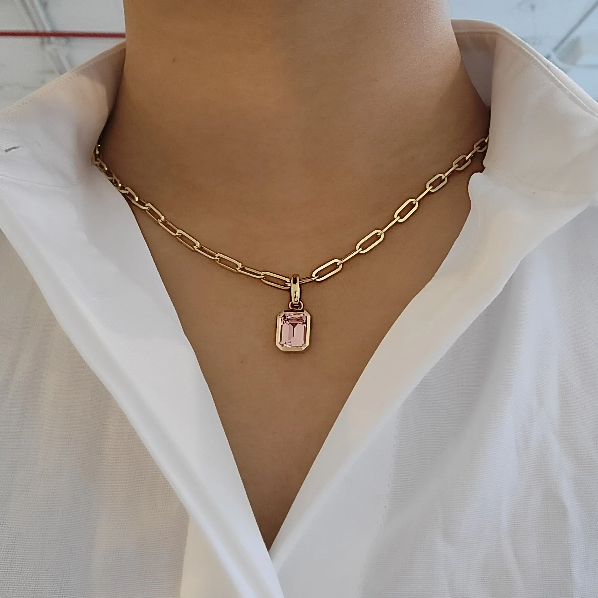 3.1 x 8mm Paperclip Chain