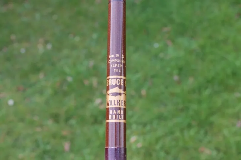 4 x Vintage Bundle Of Glass Carp Fishing Rods. Alan Brown, Fibalite, Gerry Savage, Bruce And Walker Etc. 1970s.