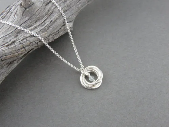 50th Birthday Gift for Women | Sterling Silver Birthstone Gift | 50th Birthday Gift for Her