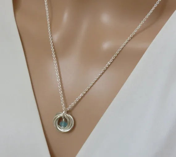 50th Birthday Gift for Women | Sterling Silver Birthstone Gift | 50th Birthday Gift for Her