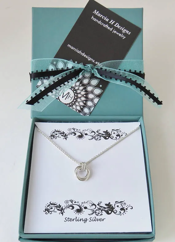 60th Birthday Necklace | Gold Filled Ring Necklace | 60th Birthday Gifts for Her