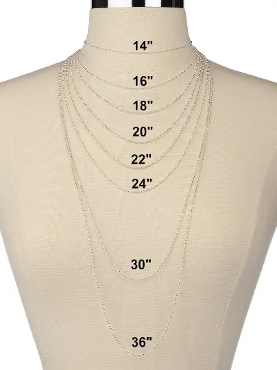 70th Birthday Gift for Women | Seven Gold Ring Necklace | 70th Birthday