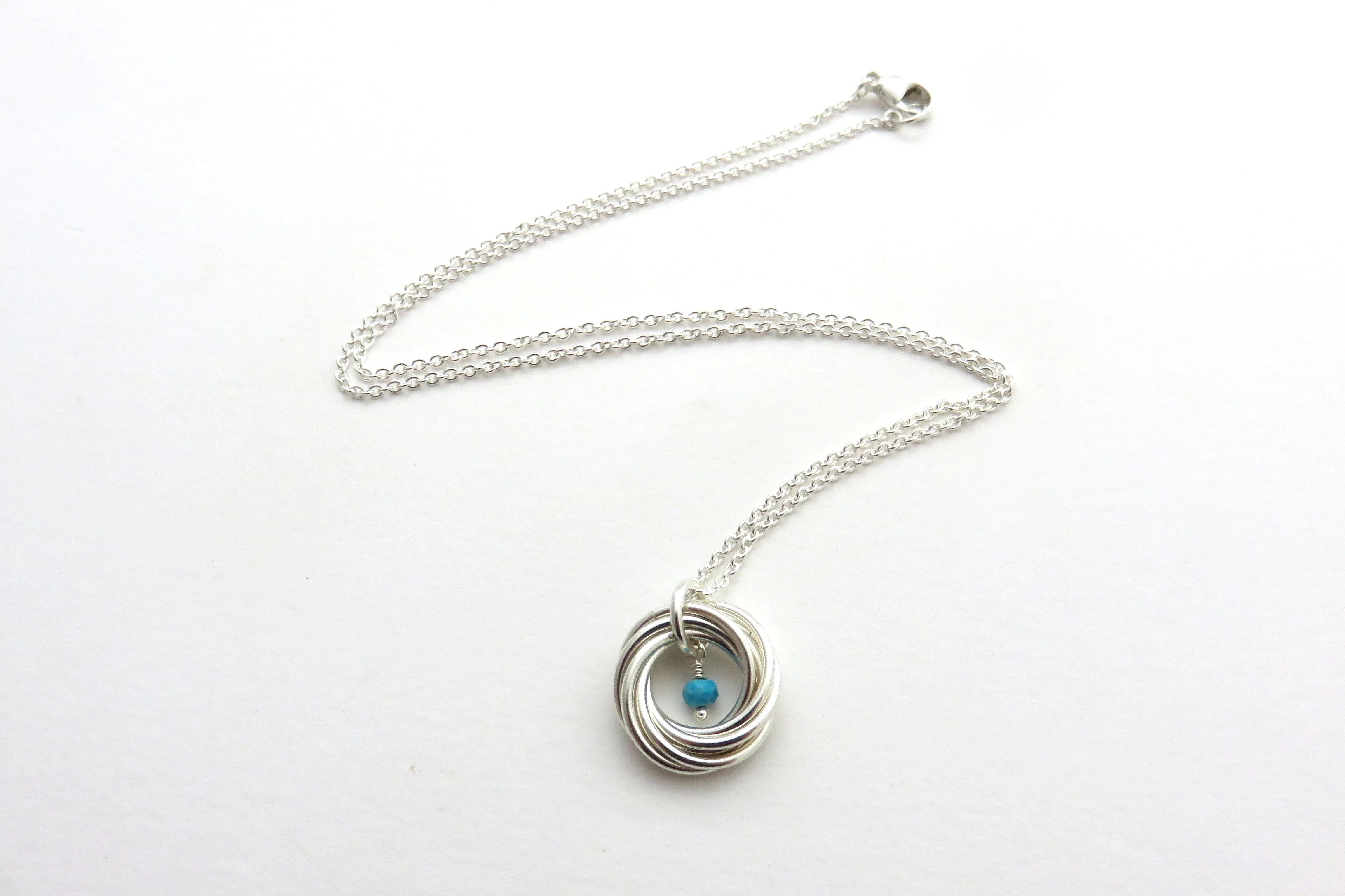 70th Birthday Necklace | Sterling Silver Birthstone Necklace | 70th Birthday Gifts