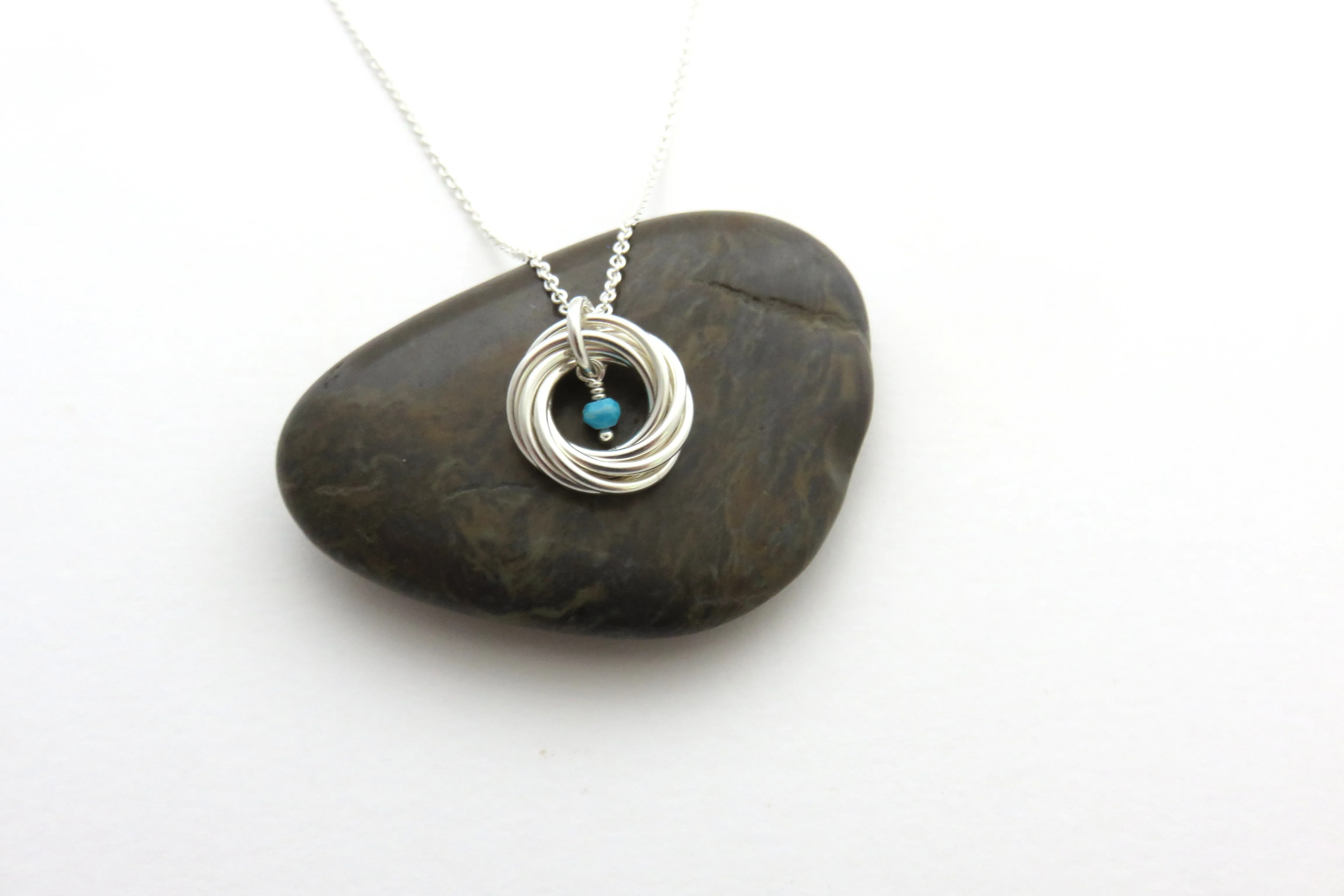 70th Birthday Necklace | Sterling Silver Birthstone Necklace | 70th Birthday Gifts