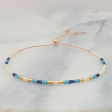 Adjustable Beaded String Bracelets