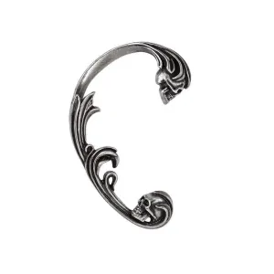 Alchemy Gothic E461 - Dece's de Rocaille Ear Wrap Skull Earring Goth Death