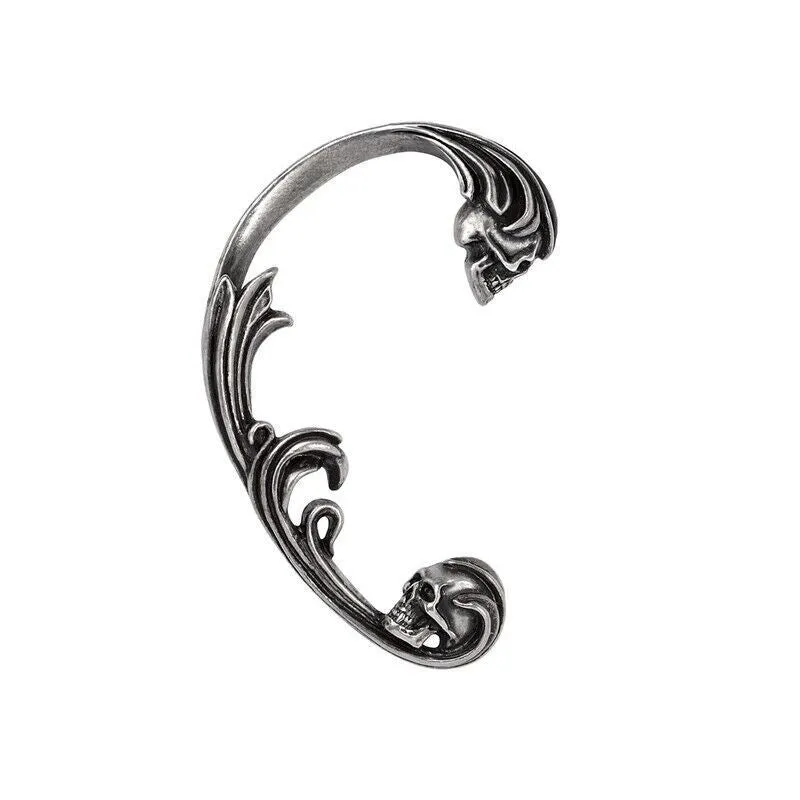 Alchemy Gothic E461 - Dece's de Rocaille Ear Wrap Skull Earring Goth Death