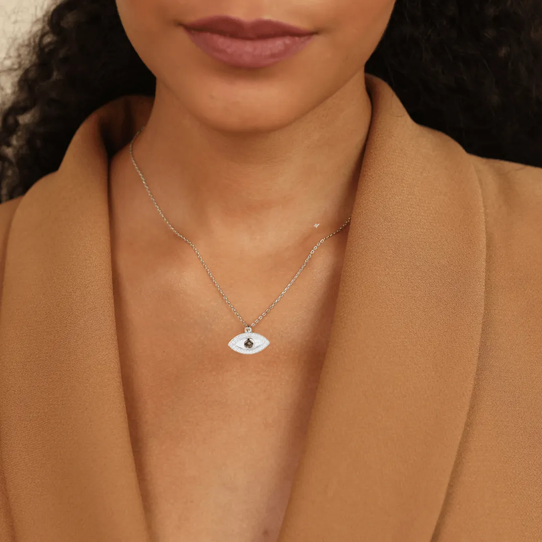 Alexandrite Evil Eye Necklace