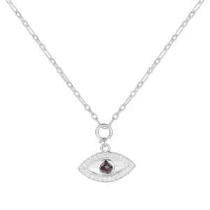 Alexandrite Evil Eye Necklace