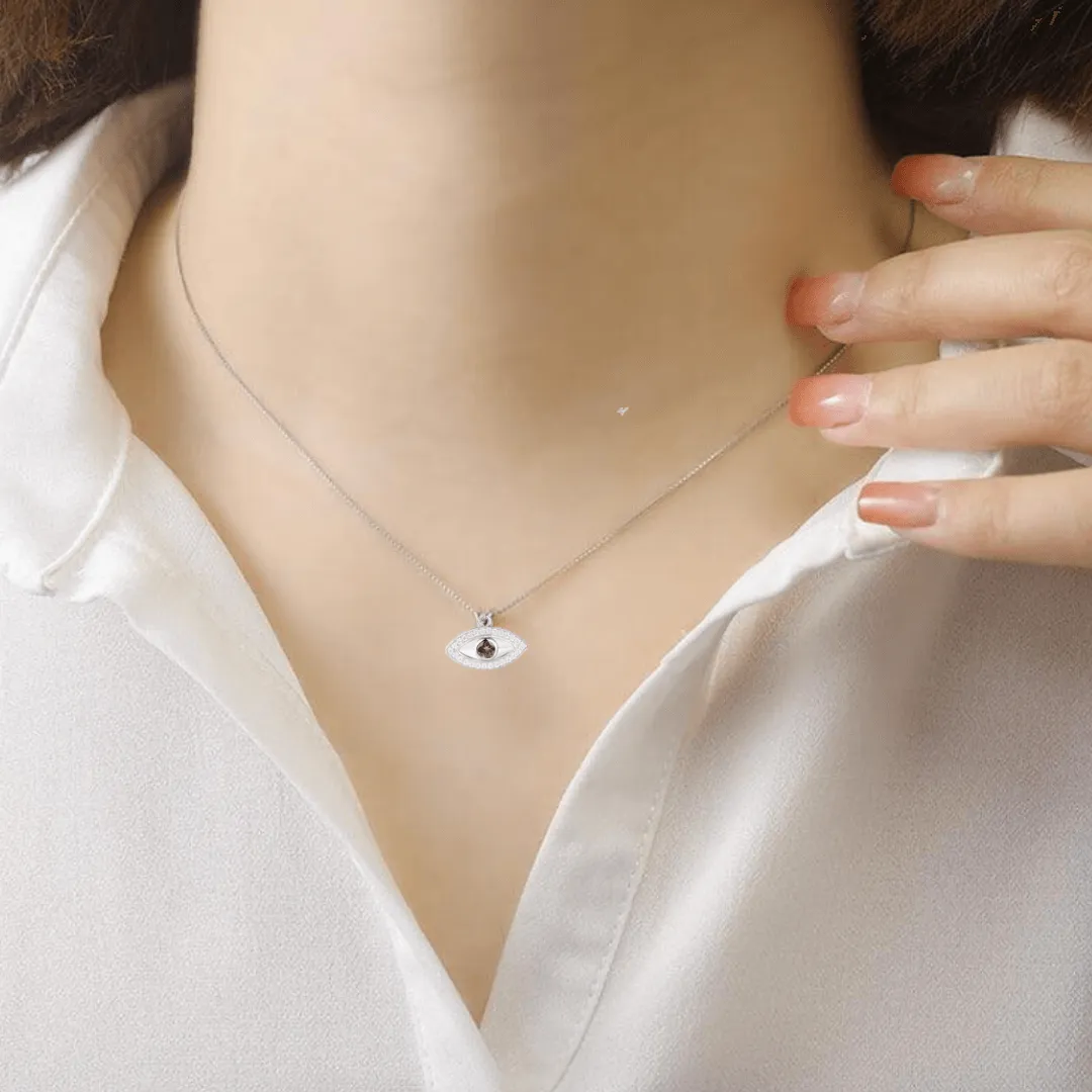 Alexandrite Evil Eye Necklace