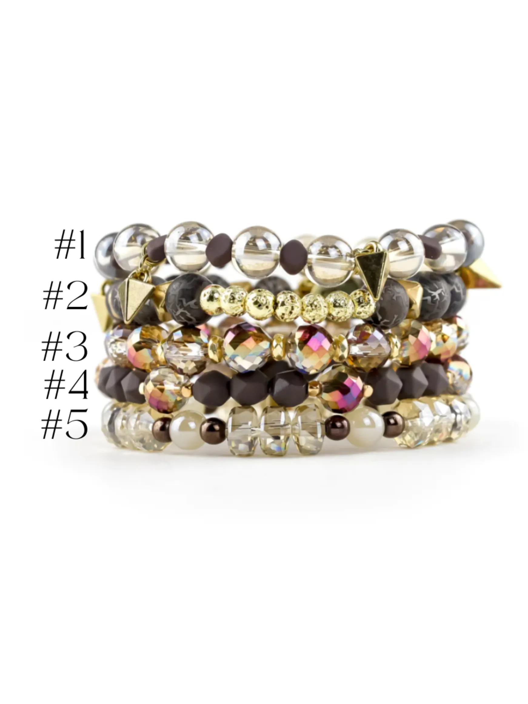 Almond Mix and Match Bracelet Collection