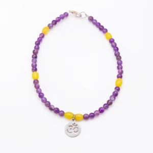 Amethyst - Jade Anklet