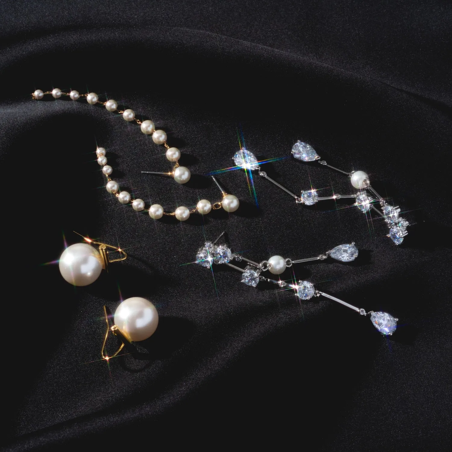Anais Multi Drop Earrings