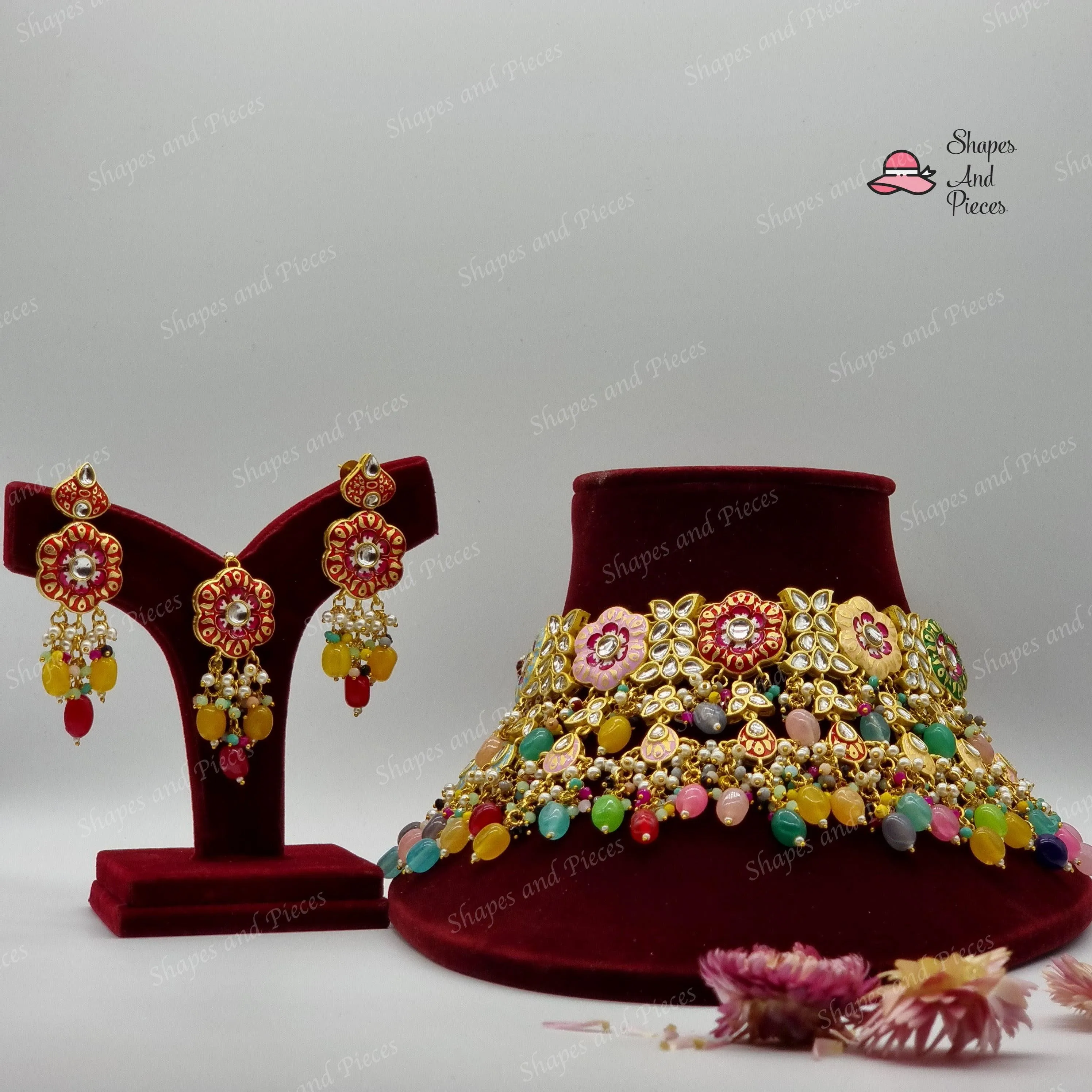 Angel necklace and Tikka Set