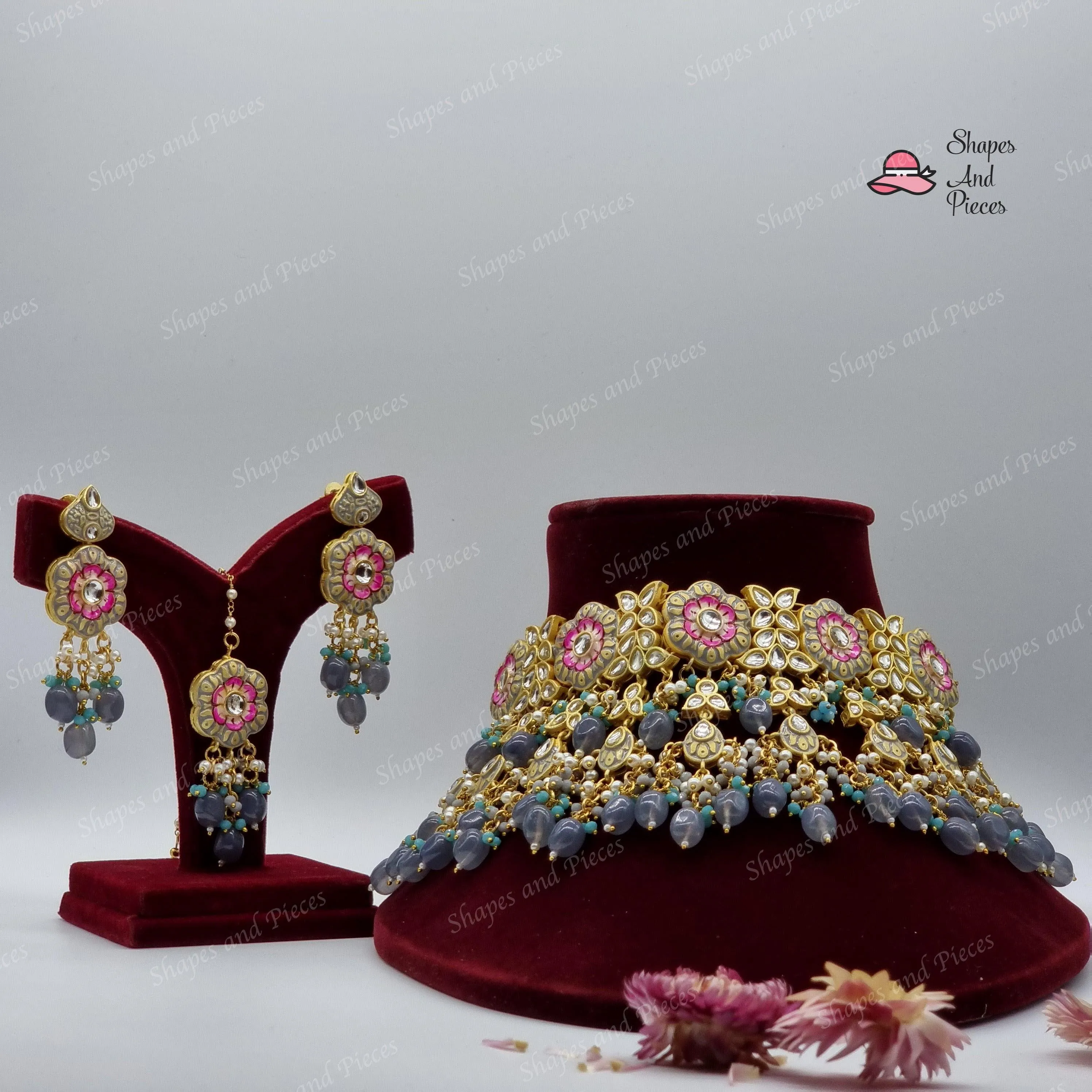 Angel necklace and Tikka Set