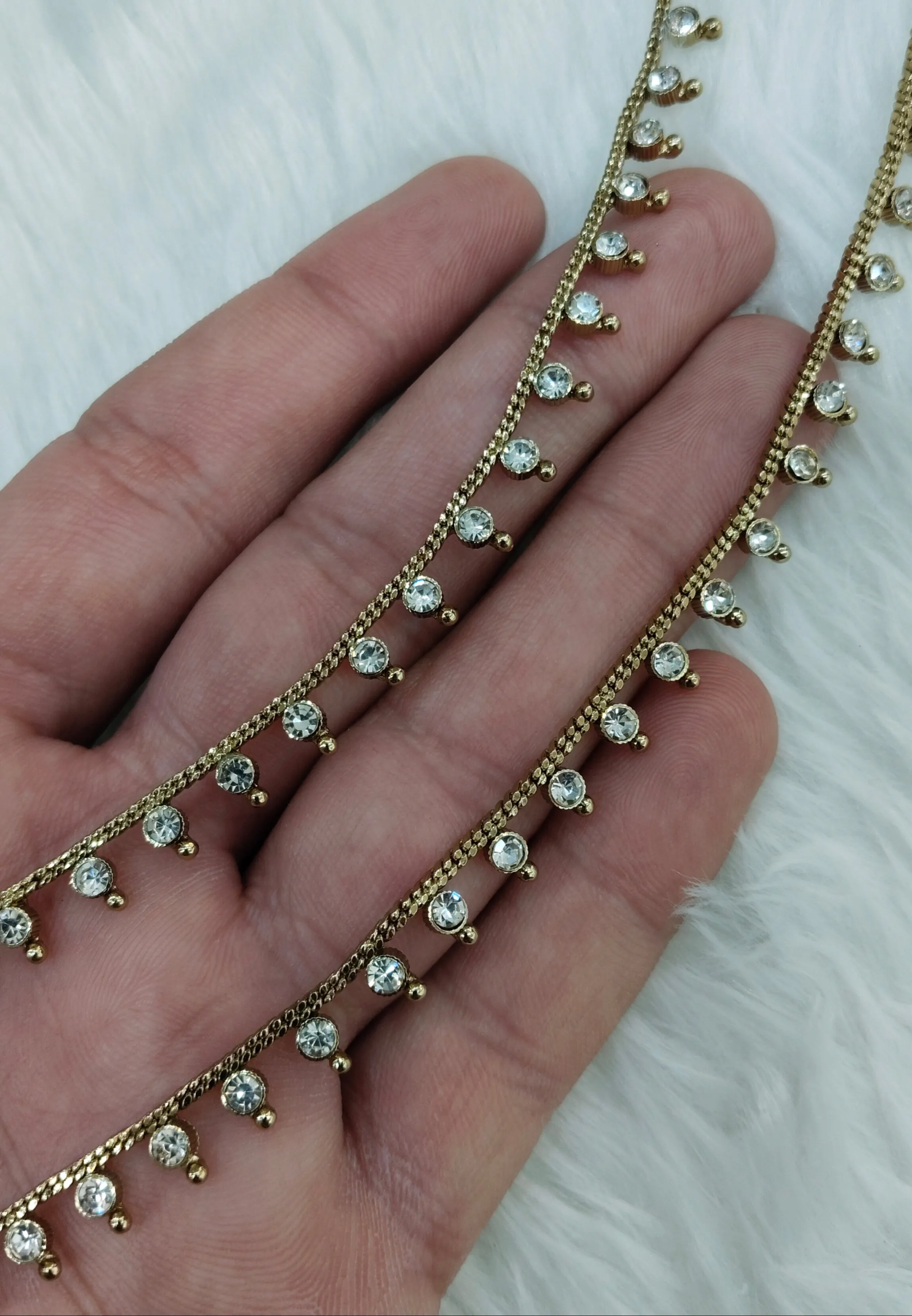 Antique Gold Anklets Jhanjar Payal Indian Jewellery  Set