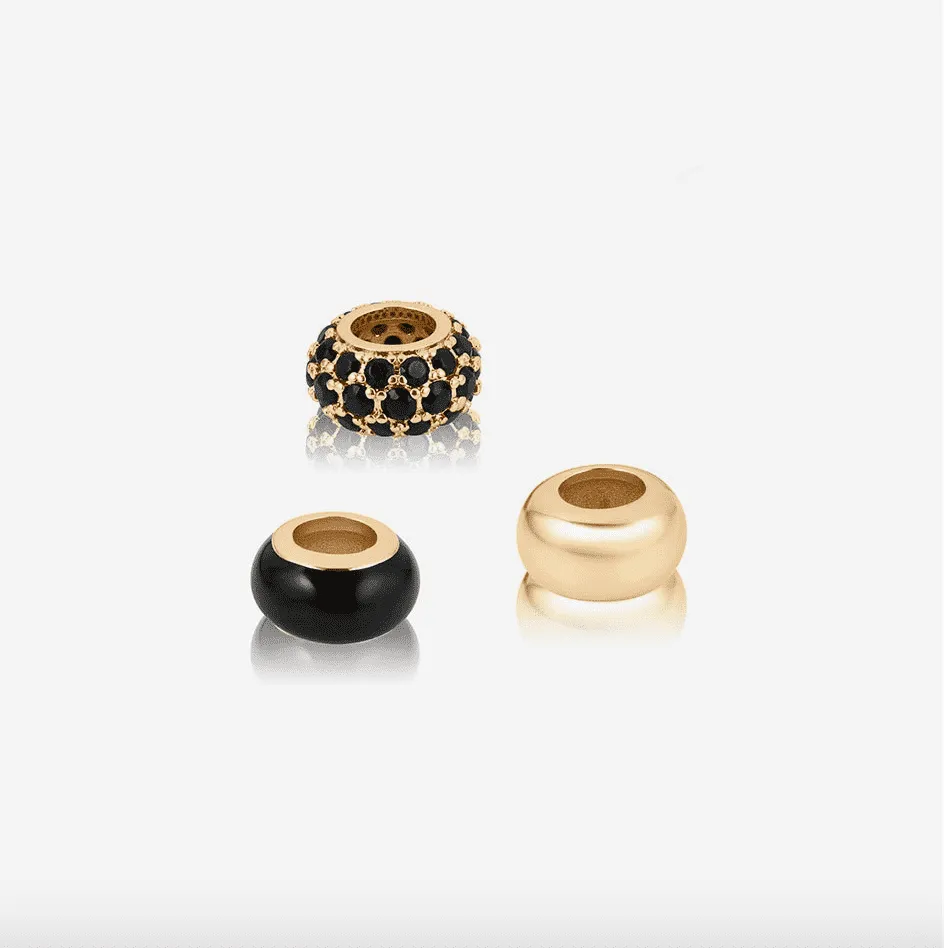 Astra Black Pave Beach Charm