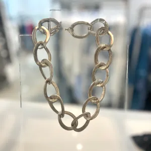 Avant Garde Silver Link Necklace