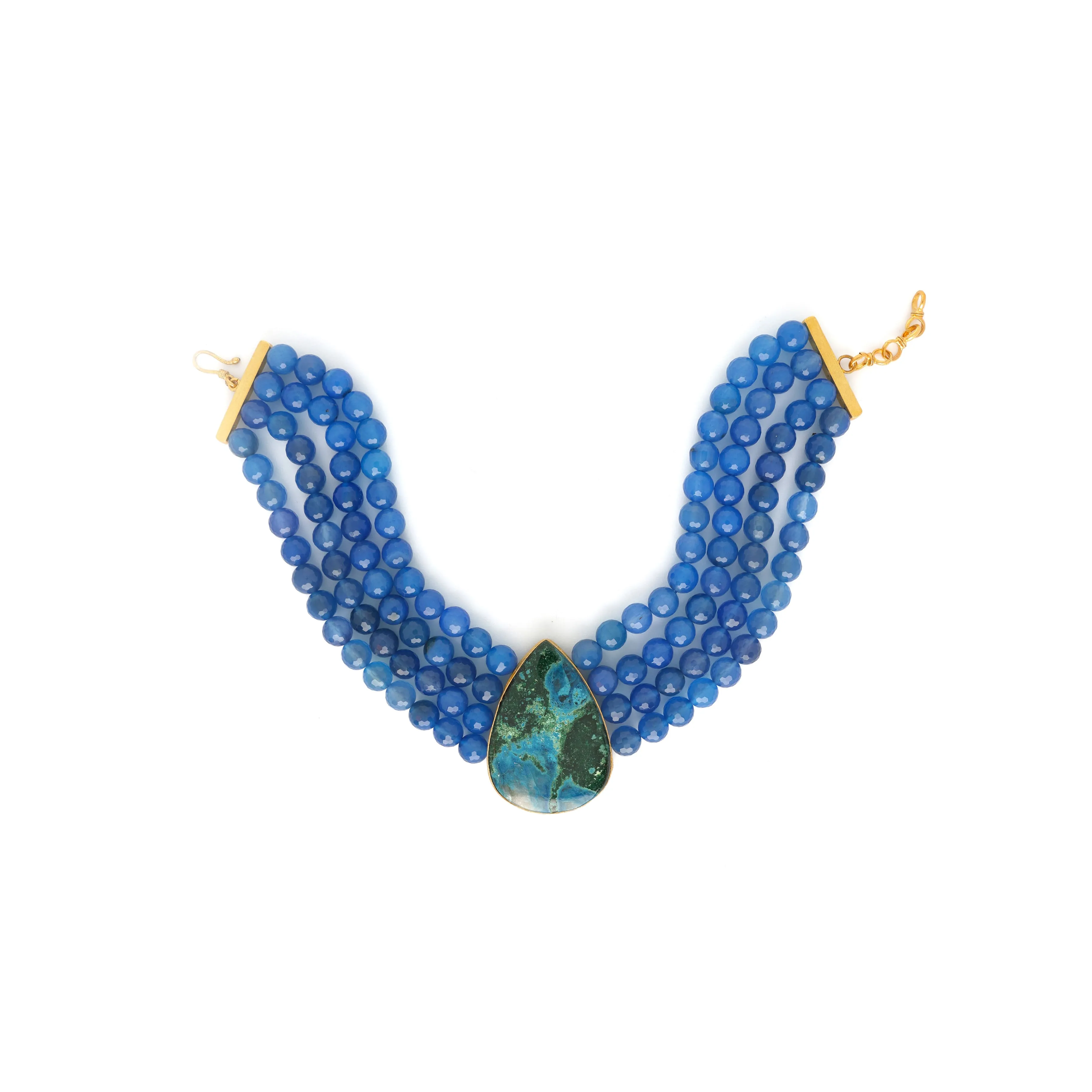 Azure Choker With Azurite
