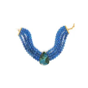 Azure Choker With Azurite