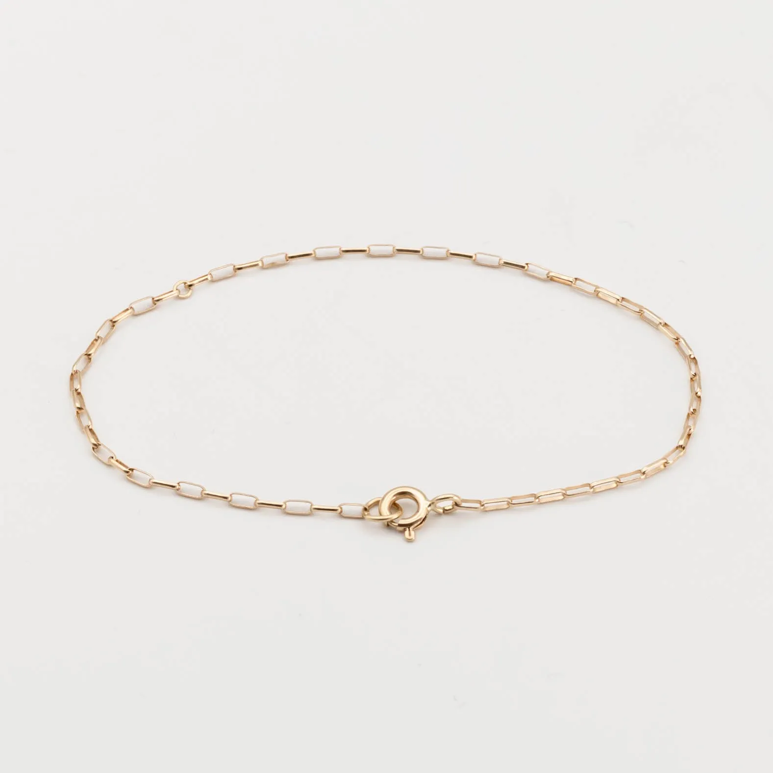 Baby Paperclip Chain Anklet