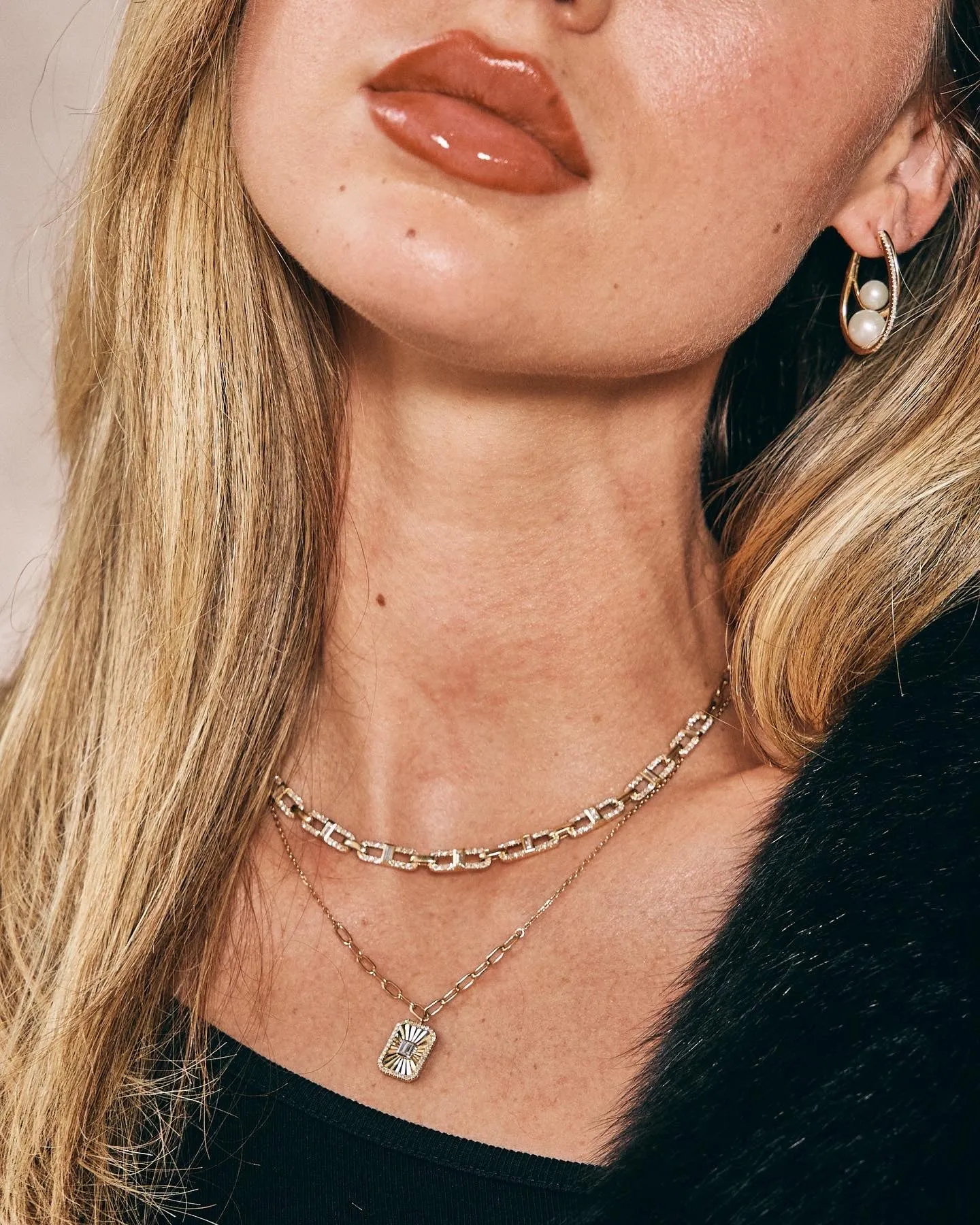 Baguette Link Choker