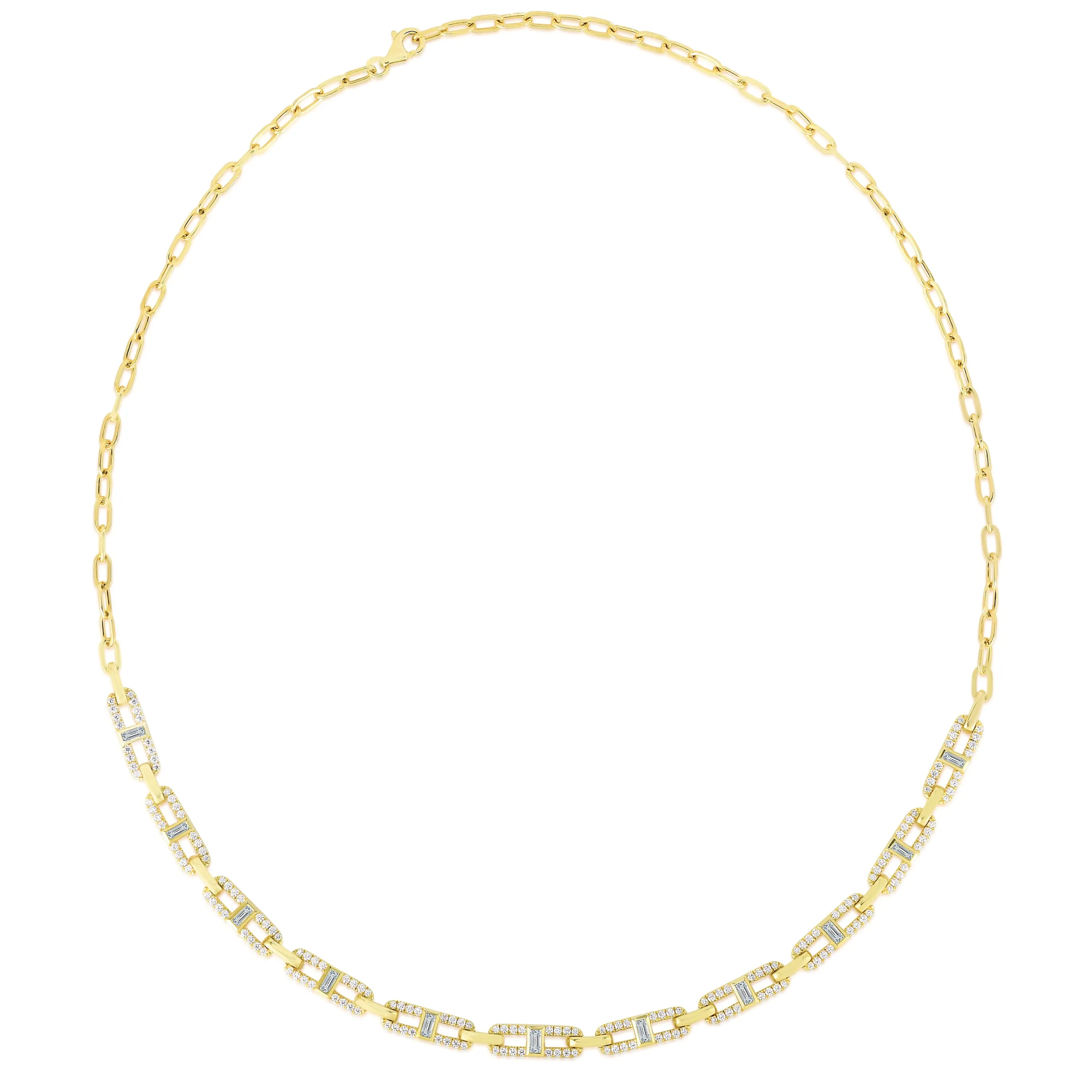 Baguette Link Choker