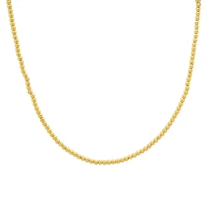 BALL CHOKER NECKLACE, GOLD