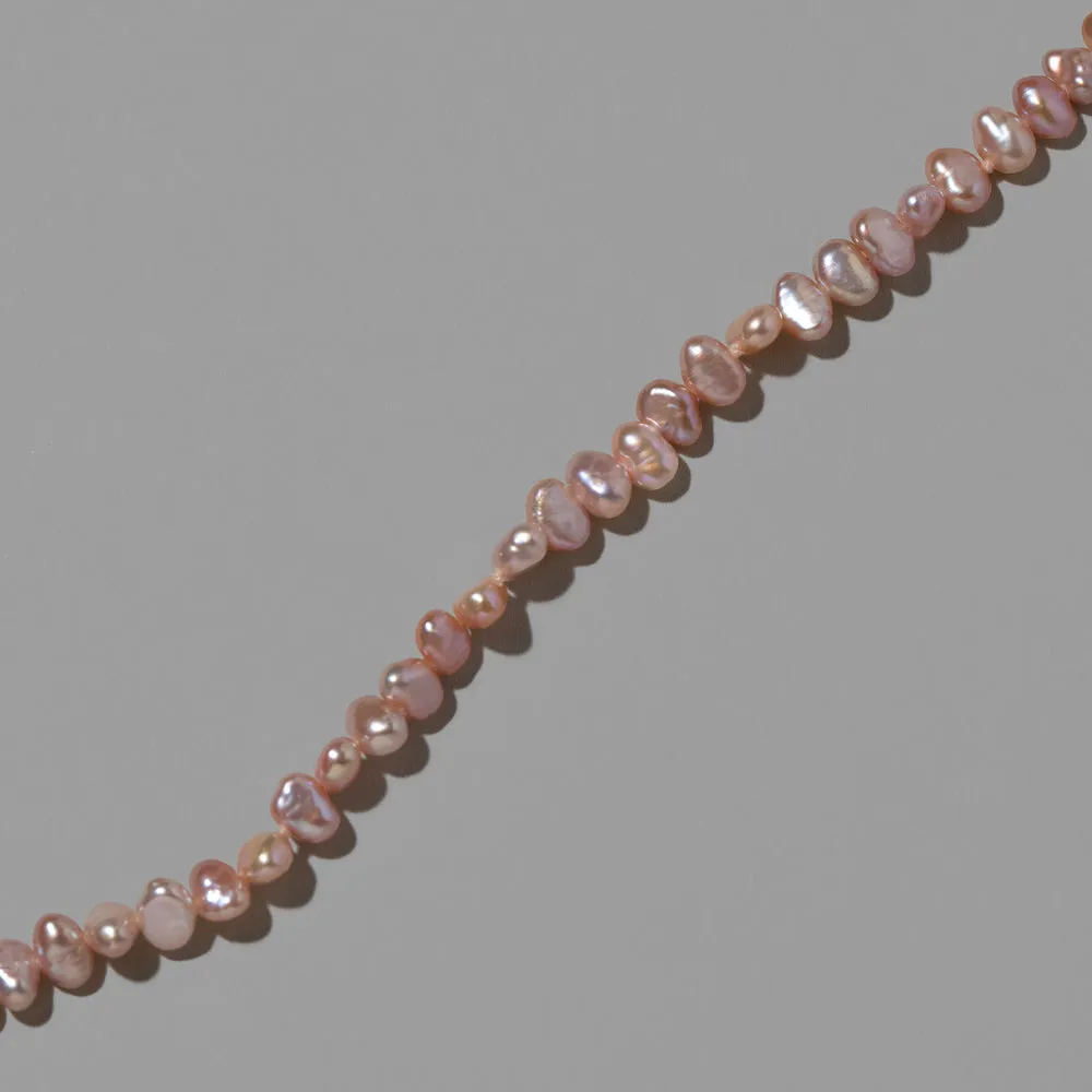 Baroque Pearl Bracelet - Pink Peony