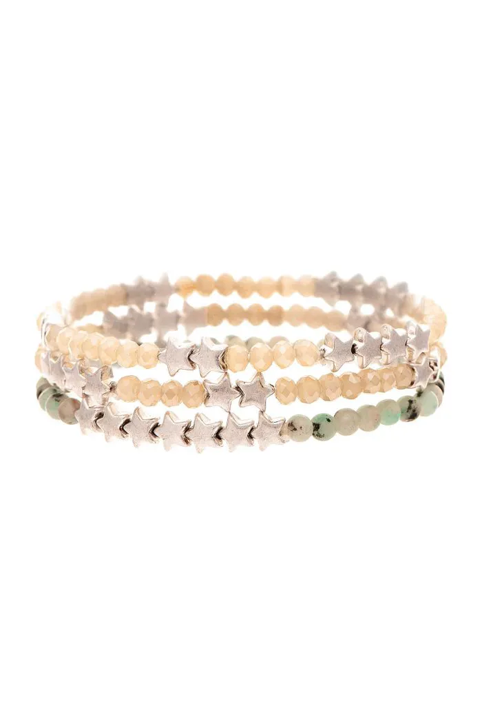 Beaded Star Bracelet